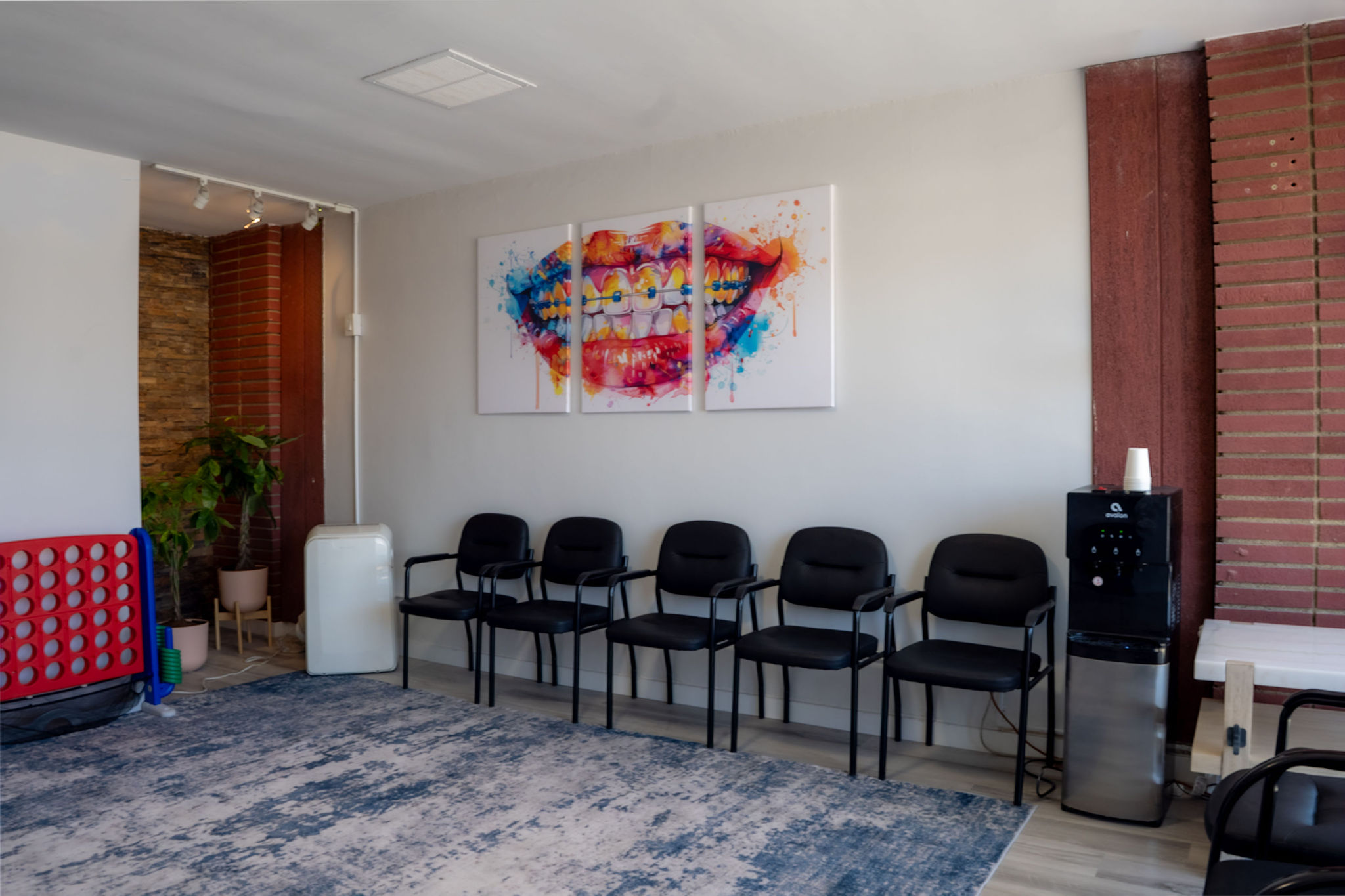 Comfortable waiting room at Molina Dental Care