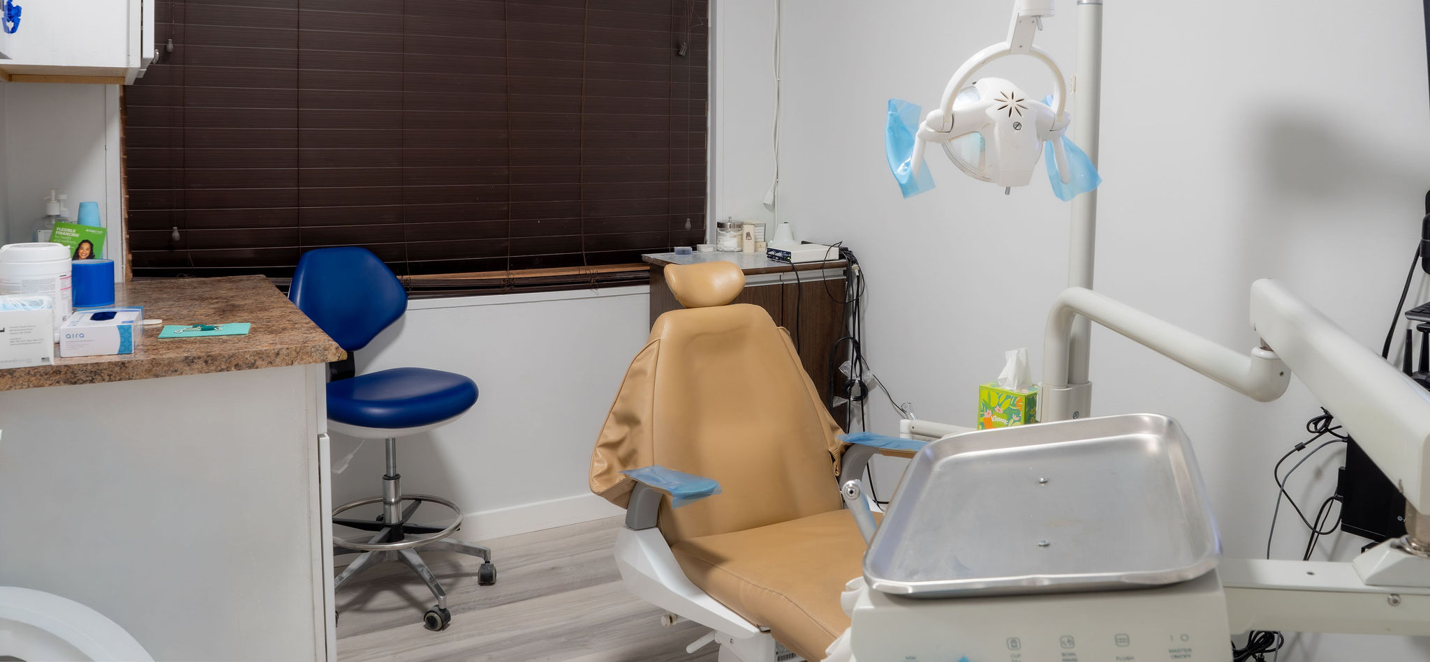 Bright, welcoming hallway at Molina Dental Care